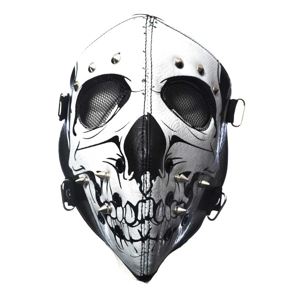 Poizen Industries - SKULL FACE Masker - Zwart